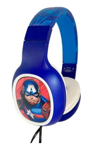 Audífonos Para Niños Marvel Capitán America Alámbrico