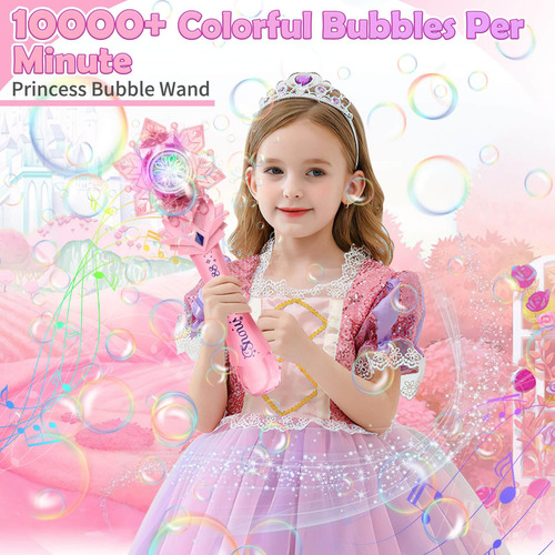 Juguetes Varitas Burbujas Princesa Niñas 3-4 Años Cumpleaños