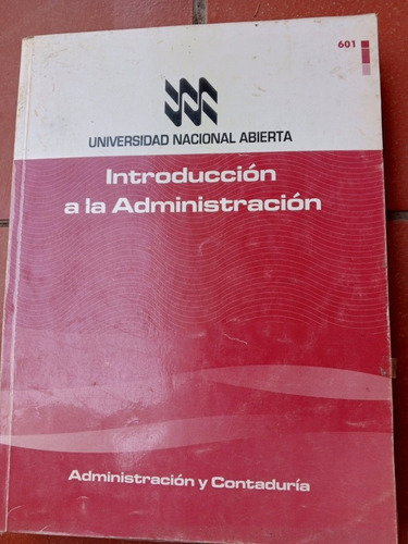Libro Introducción A La Administración Una 