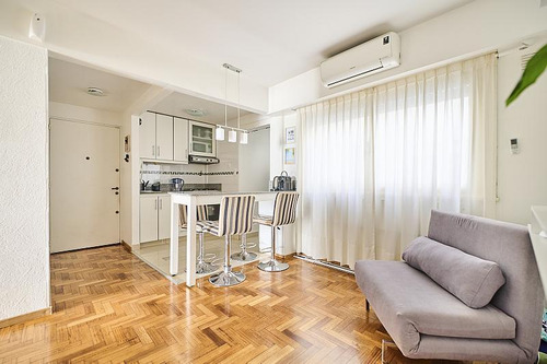 Departamento 2 Ambientes Luminoso Reciclado Impecable Balcon Aterrazado En Palermo