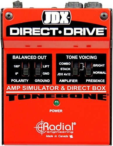 Radial Jdx Directdrive  Caja Activa Para Amplificador De Gui