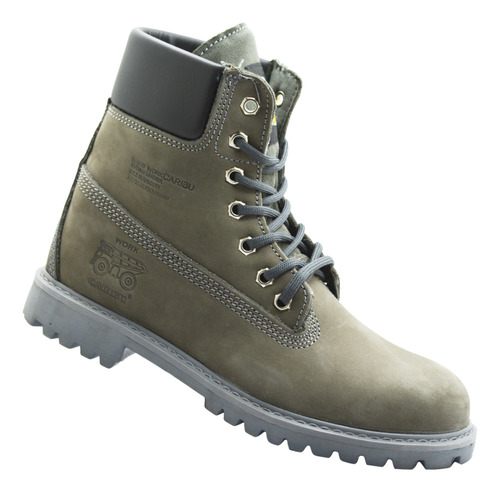 Caribu Media Bota Montana 784 Nobuck Gris