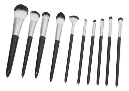 Set De 10 Brochas Para Maquillaje, Corrector En Polvo Y Somb