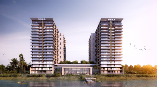 Apartamento 2 Dormitorios En Venta Bellevue Lago Calcagno Carrasco Este A Estrenar Av. De Las Américas Primera Línea