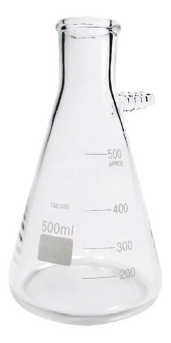 Frasco Kitazatto Graduado 250ml Boro 3.3 Com Saída Superior