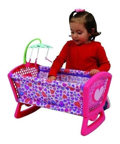 Imagen 3 de 3 de Cuna Para Muñecas Prinsel Luna