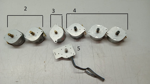 Lote 7 Motores Paso A Paso Impresoras