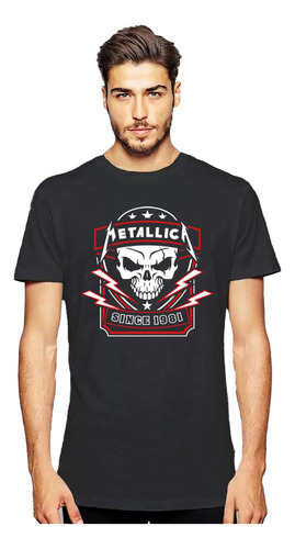 Polera Rock Metallica 1981 Hombre / Niño