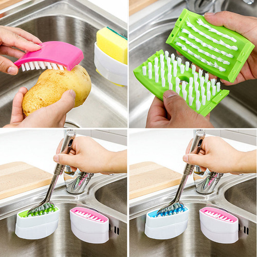Cepillo De Limpieza Extraíble De Cocina De 3 Piezas Con Vent