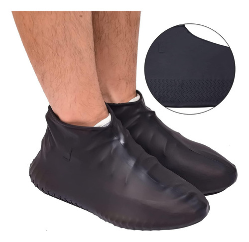 Cubre Zapatos De Silicona Para Lluvia Calzado Antideslizante