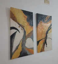 Comprar Cuadro Pintado A Mano Con Texturas Decorativo Abstracto Arte