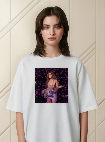 Remera Unisex Shakira Purple Show Personalizada Soltera