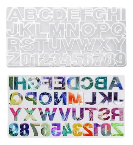 LTK Molde de silicone letra K confeitaria alfabeto para decorar