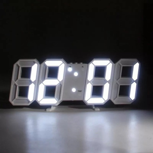 - Reloj De Pared Led 3d, Reloj Digital De Diseño Moderno