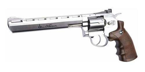 Revólver Dan Wesson 8  Plateado A Co2 4,5mm Asg Aventureros