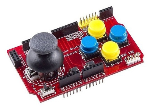 Joystick Shield 7 Pulsadores Botones Interfaces Arduino