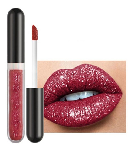  Ink 21 Labial Liquido Diamond  Kissed Lipgloss  Con Glitter