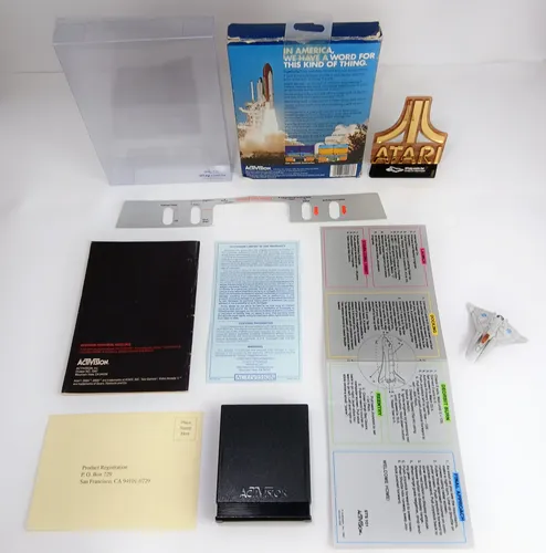 Space Shuttle Caixa Manual [ Atari 2600 ] Activision Complet