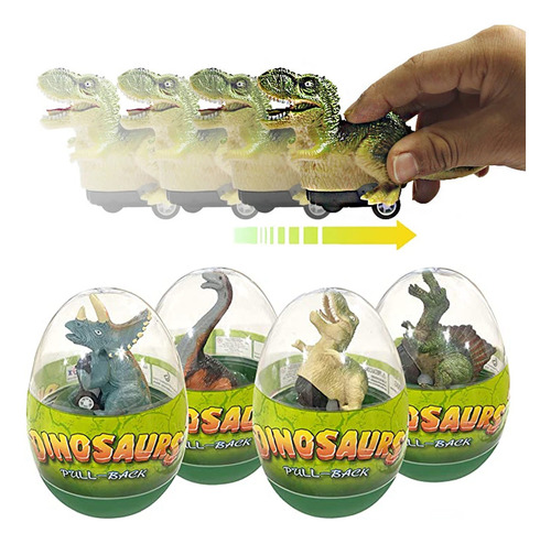 Paquete De 4 Huevos De Dinosaurio Jumbo Para Niños Pequeños,