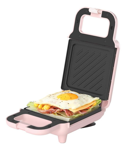 Sandwichera Eléctrica Antiadherente Con Luces Y Mango Fresco