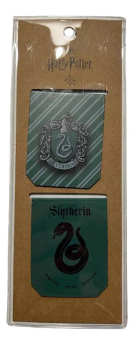 Harry Potter Señaladores Magneticos Slytherin / 2 Unidades