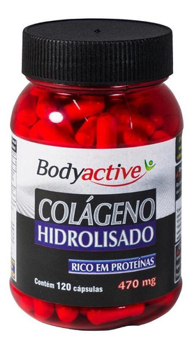 Colágeno Hidrolisado 120 Cápsulas Bodyactive