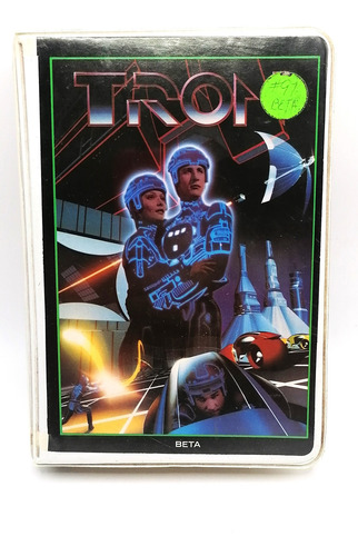 Tron Pelicula Formato Beta 1982 Walt Disney Muy Rara (Usado)