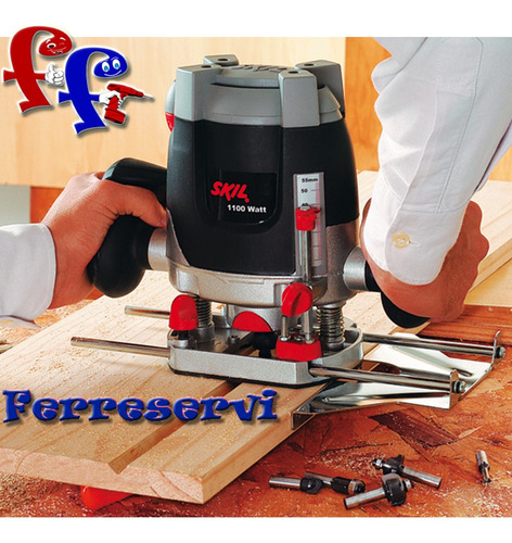 Fresadora Trompo Router Skil 1831 1/4, 6 Y 8 Mm 1100w+ Malet