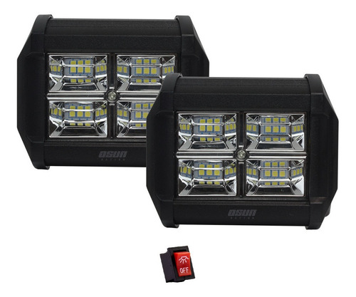 5 Jgos Faros 48w Led Autos/moto/camion Luz Normal+estrobo