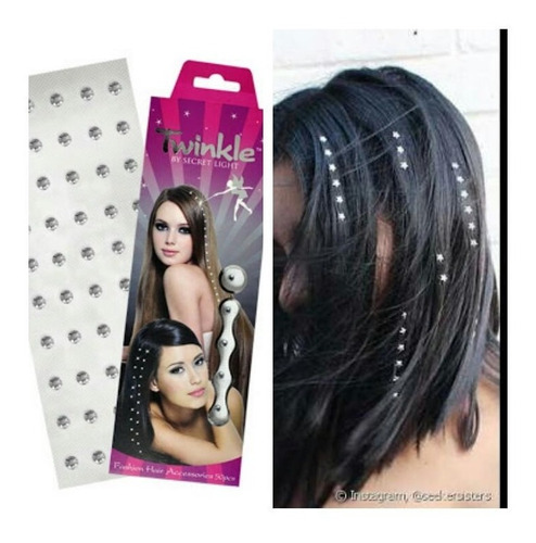 Diamantes Para El Cabello Piedritas Brillos Fiesta 