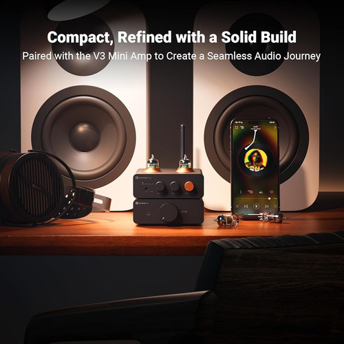 Preamplificador Fosi Audio Gr40 Con Dac Y Bluetooth 3.5mm