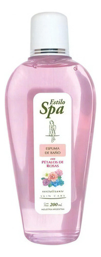 Estilo Spa Espuma De Baño Pétalos De Rosas 200ml