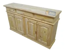Comprar Bahiut De Pino 1.60 Mt. 4 Puertas Y 3 Cajones Pino Macizo
