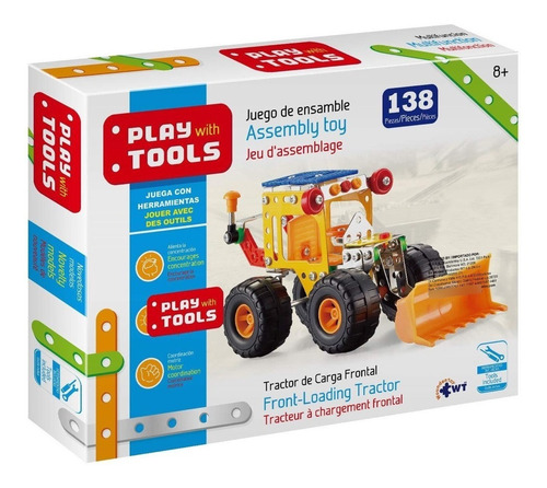Juguete Educativo Ensamble Play With Tools Tractor De Carga