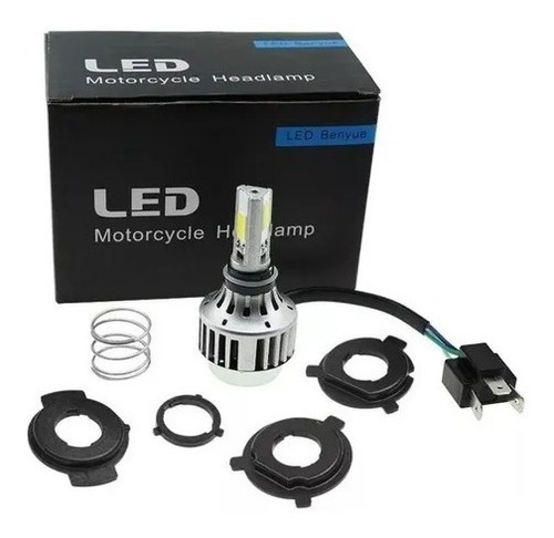 Luz Turbo Led H4 Para Moto Alta Y Baja