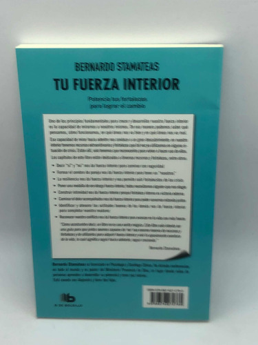 Libro Tu Fuerza Interior Bernardo Stamateas Ed B De Bo