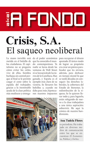 Crisis S.a.. El Saqueo Neoliberal - Tudela Flores, Ana