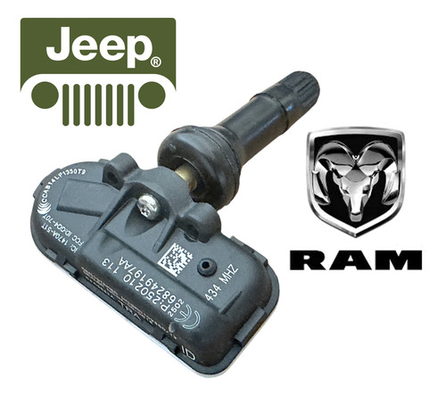 Sensor Pressão Pneu Jeep Cherokee Dodge Ram 2500 1500 Tpms