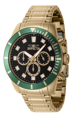 Reloj Para Hombres Invicta Pro Diver 46043 Oro