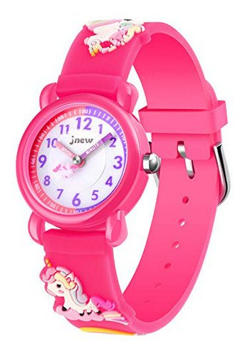 Relojes Para Niños 3d Unicornio De Dibujos Animados Lindo Re