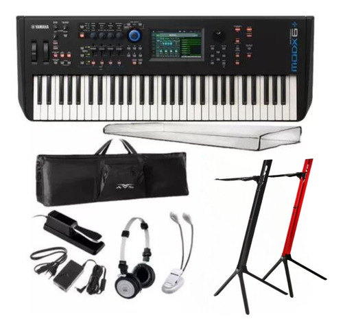 Teclado Sintetizador Yamaha Modx6+ Plus C/kit Loja Oficial