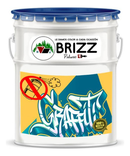 Pintura Anti Graffiti Y Rallados - Brizz  Formato 1 Gal