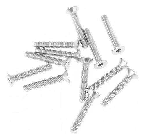 Juego Tornillos M3 Inoxidable 260pzs Cabeza Plana Allen