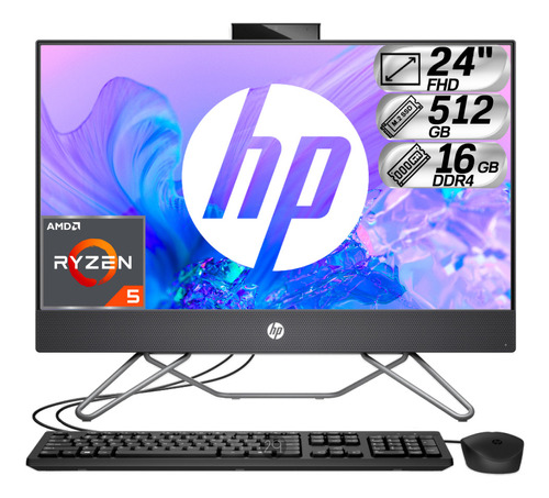  Todo En Uno Hp Amd Ryzen 5 Ssd De 512gb Ram 16gb Full Hd