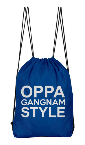 Bolso Deportivo Oppa Gangnam Style Text (d1015 Boleto.store)
