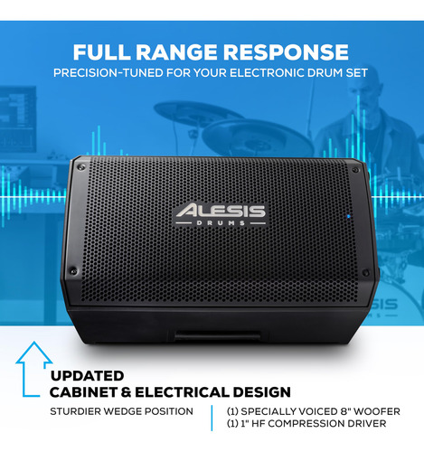 Altavoz Alesis Strike Amp 8 Mk2 2000w Bluetooth 8 Pulgadas Negro 0 W