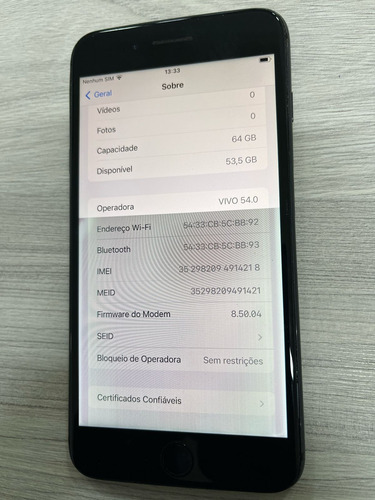 iPhone 8 Plus 64gb Com Defeito (Usado)