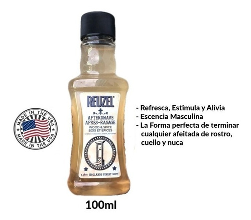 After Shave Reuzel 100ml Locion Post Afeitado Barberia Barba