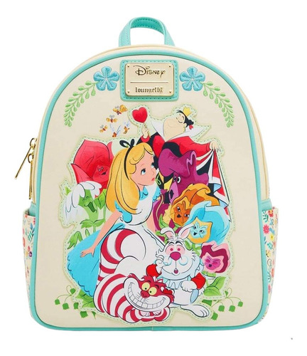 Loungefly Mini Mochila Alicia Floral Exclusivo Boxlunch 