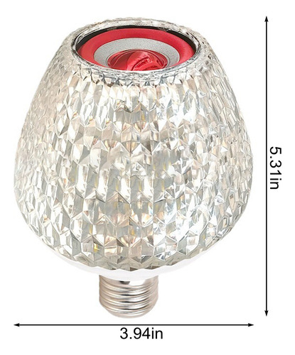 Bombilla Led P Night Light Con Altavoz Bluetooth Integrado,
